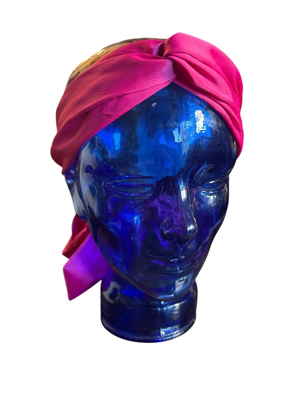 Hot Pink Twisted Front Headwrap Scarf Claire’s new